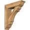 Ekena Millwork Olympic Traditional Rough Sawn Bracket w/ Offset Brace, Western Red Cedar, 8"W x 30"D x 34"H BKT0806X30X34OLY01RWR - alternate 1